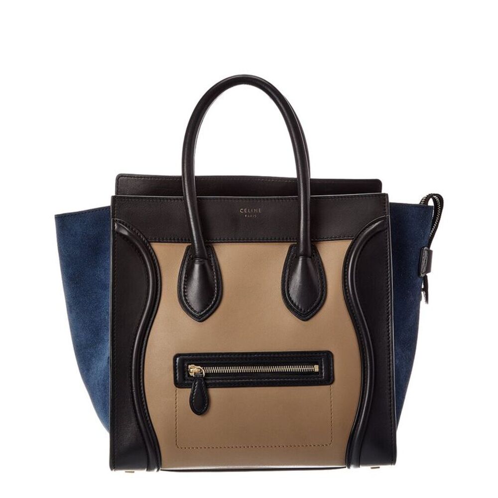 Celine Multi Calfskin & Suede Luggage (Authentic Pre-Loved)